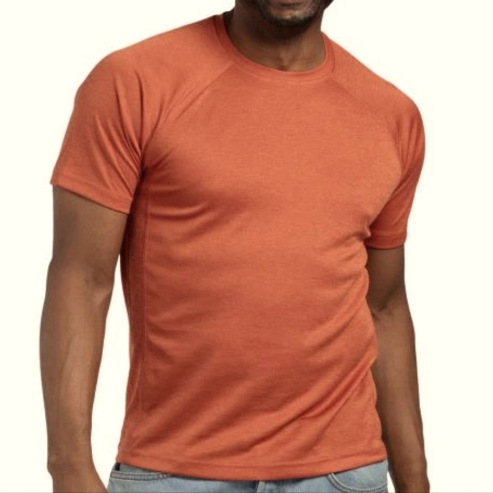 Eddie Bauer Men's Garnet Raglan TECH T-Shirt Size Large NEW